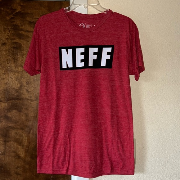Neff Men’s Red Logo T-Shirt. Size S - Picture 5 of 5